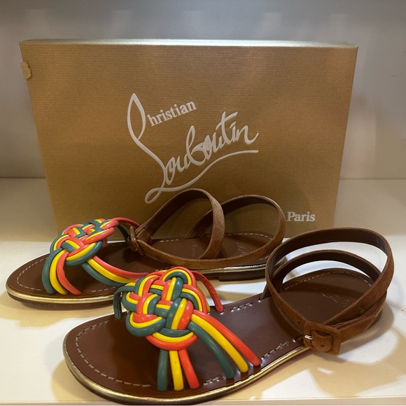 Sz 38 Christian Louboutin sandals - Picture 3 of 5